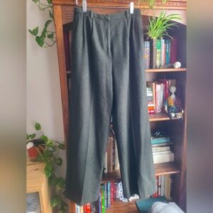 Hi-Rise Pleated Wide Leg Pants